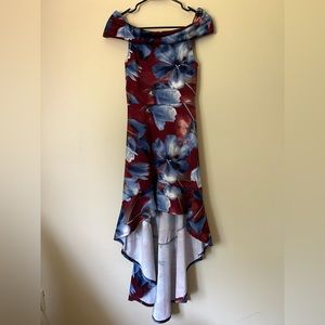 Charlotte Russe Hi-Low Off Shoulder Dress